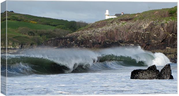 Dingle Lighthouse Canvas Print by barbara walsh