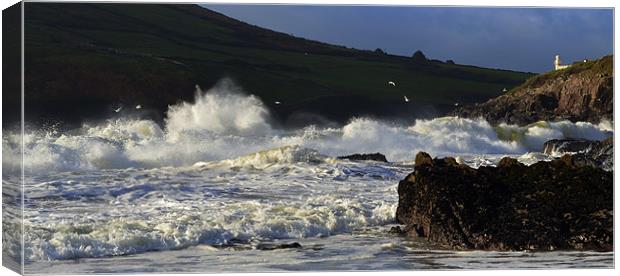 Dingle Lighthouse Canvas Print by barbara walsh