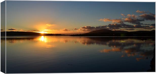 Sunset in Dingle Canvas Print by barbara walsh