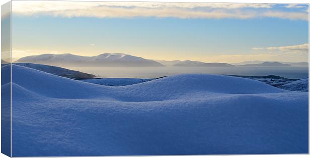 Snow in Dingle Canvas Print by barbara walsh