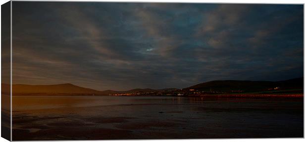Evening in Dingle Bay Canvas Print by barbara walsh