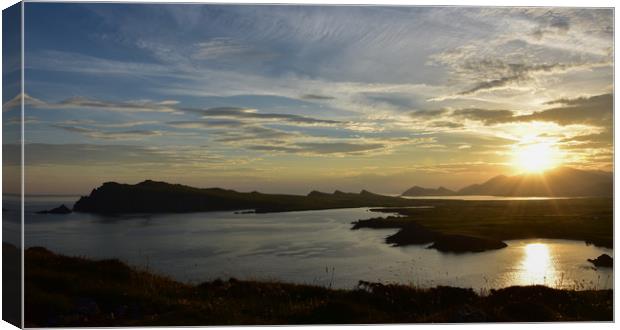 Sunrise Dingle Peninsula Canvas Print by barbara walsh