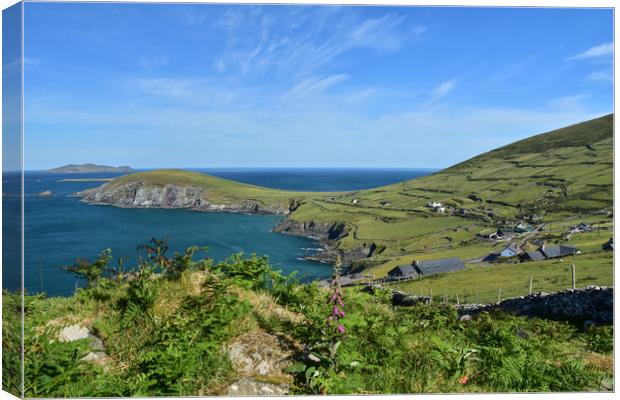 Coumeenole Canvas Print by barbara walsh