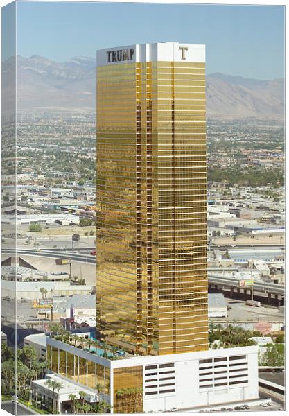 The Trump Tower Las Vegas Canvas Print by Greg Marshall