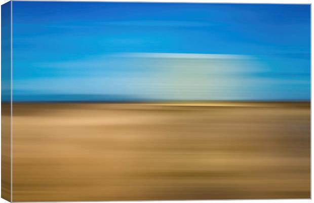  An abstract Seaside scene Canvas Print by Greg Marshall