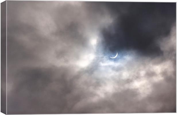  The Solar Eclipse UK 2015 Canvas Print by Greg Marshall