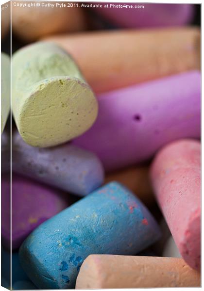 Chalks Canvas Print by Cathy Pyle