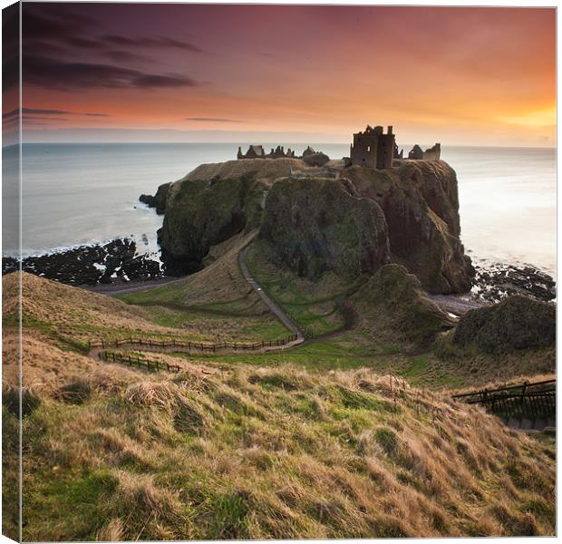 Dunotter Castle Canvas Print by Andrew Jack