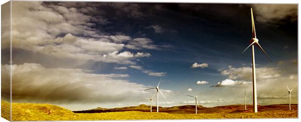 Lochelbank windfarm Canvas Print by Kevin Dobie