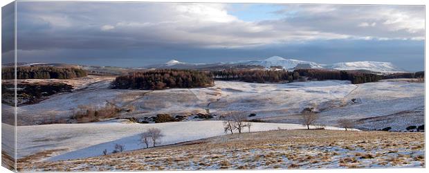 Scotland in winter Canvas Print by Kevin Dobie