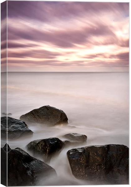 North Sea Serenity Canvas Print by Andrew Squires