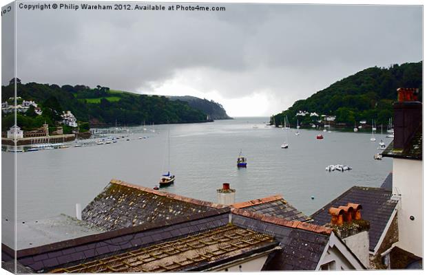 Over a Dartmouth Roof Canvas Print by Phil Wareham