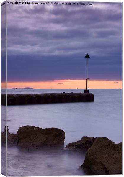 Just before sunrise Canvas Print by Phil Wareham