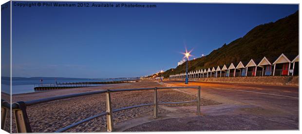 Dawn at the seafront Canvas Print by Phil Wareham