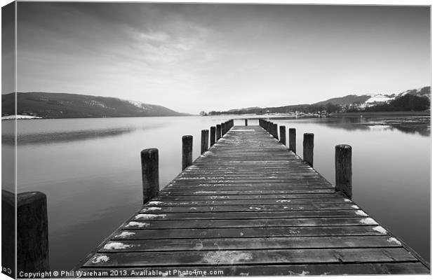 Coniston Water Canvas Print by Phil Wareham
