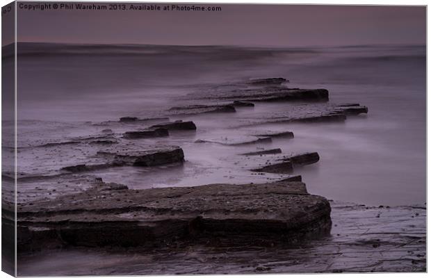 End of the ledge Canvas Print by Phil Wareham
