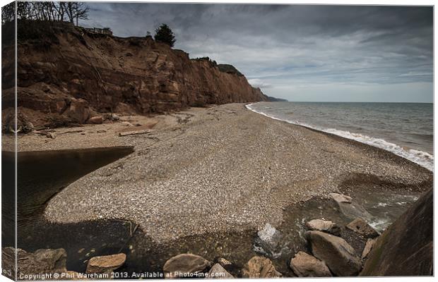 Sidmouth Canvas Print by Phil Wareham
