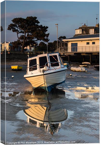 By the Yacht Club Canvas Print by Phil Wareham