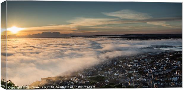 Chesil Beach Canvas Print by Phil Wareham