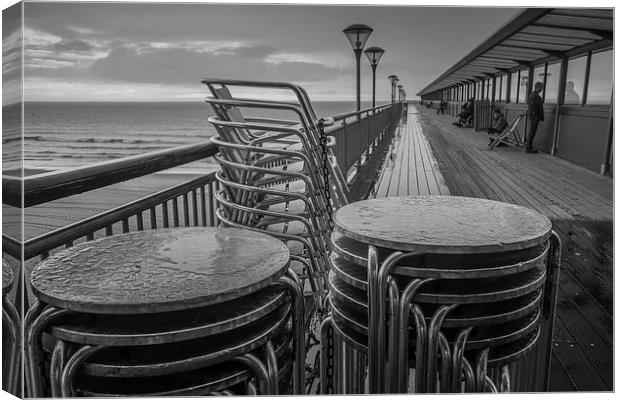 On the pier Canvas Print by Phil Wareham