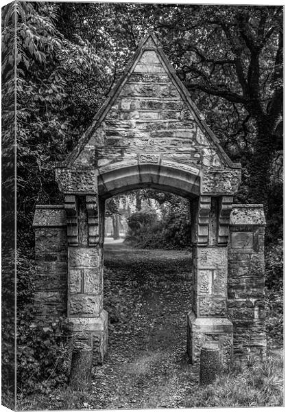 Underneath the arch Canvas Print by Phil Wareham