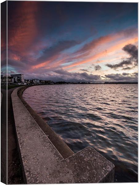 Poole Harbour Sandbanks Canvas Print by Phil Wareham