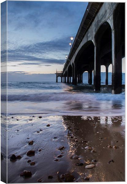 By the pier Canvas Print by Phil Wareham