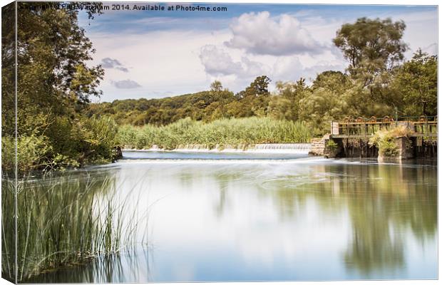 The Mill Pond Canvas Print by Phil Wareham