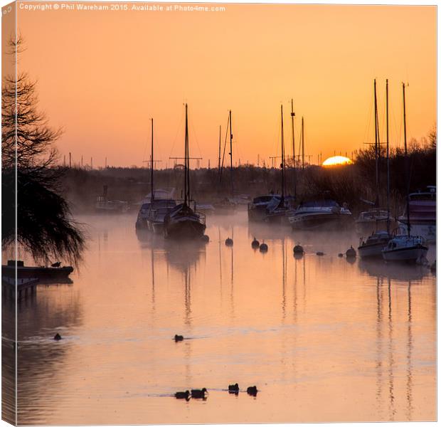  Sunrise Canvas Print by Phil Wareham