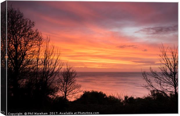 Sunrise over St Marys Canvas Print by Phil Wareham