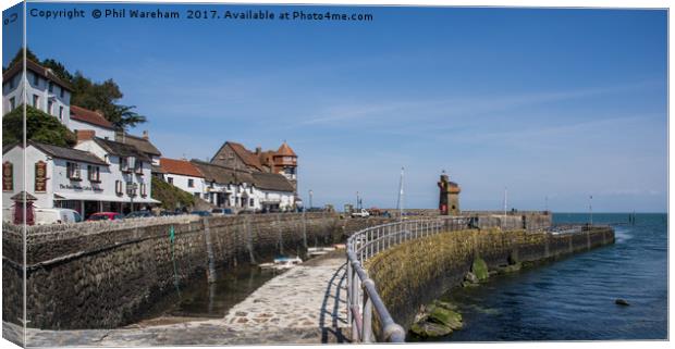 Lynmouth Canvas Print by Phil Wareham