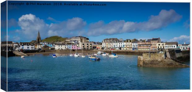 Ilfracombe Harbour Canvas Print by Phil Wareham