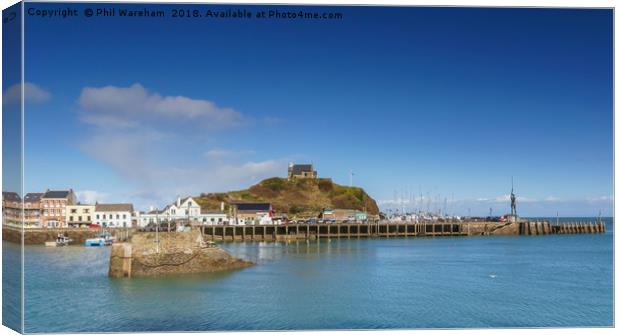 Ilfracombe Harbour Canvas Print by Phil Wareham