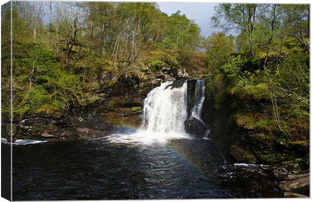 The Falls Of Falloch Canvas Print by James MacRae