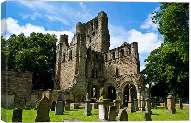 Kelso Abbey Canvas Print by James MacRae