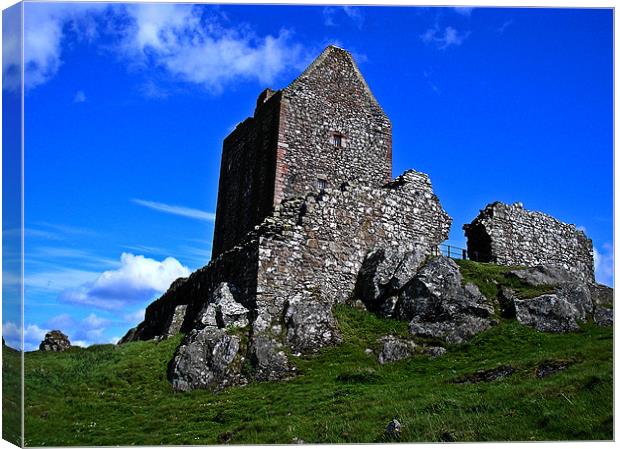 Smailholm Tower Canvas Print by James MacRae