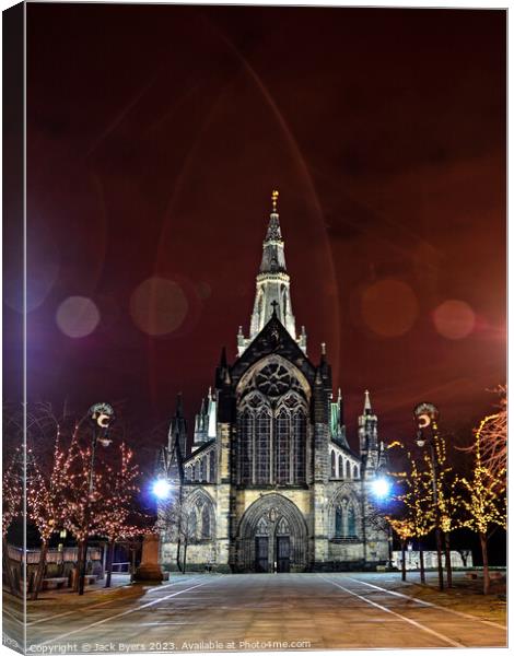 Glasgow Cathedral Canvas Print by Jack Byers