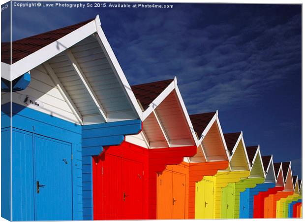 Beach Huts  Canvas Print by Jack Byers