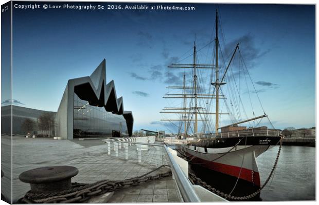 The Glenlee at the Riverside Canvas Print by Jack Byers