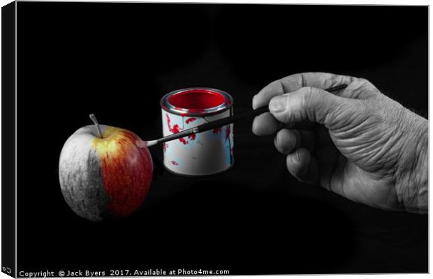 An Apple a day Canvas Print by Jack Byers