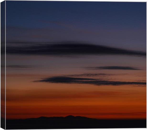 SunSet Canvas Print by Julie  Chambers