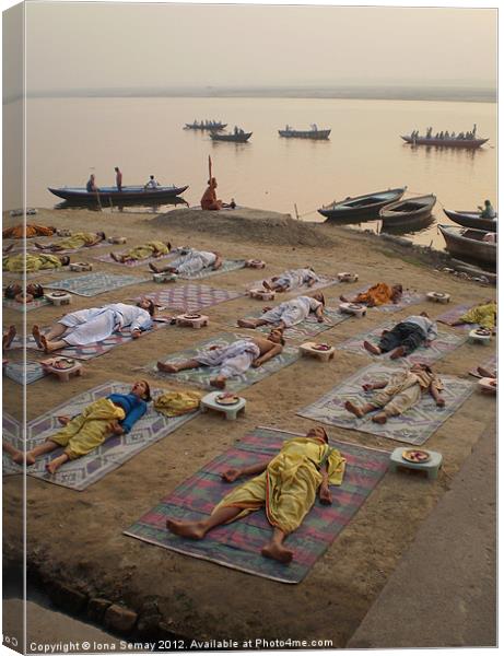 The River Ganges Canvas Print by Iona Semay