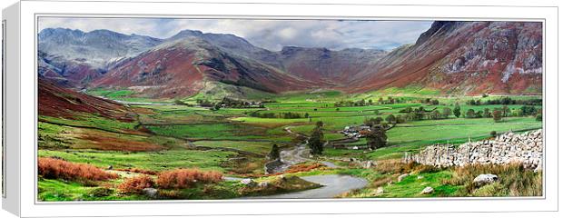 The Langdale Fell Canvas Print by Donald Parsons