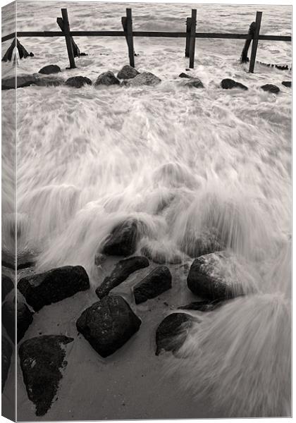 Happisburgh Surf Canvas Print by Damien VC
