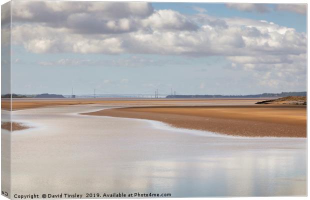 Sandbanks Canvas Print by David Tinsley