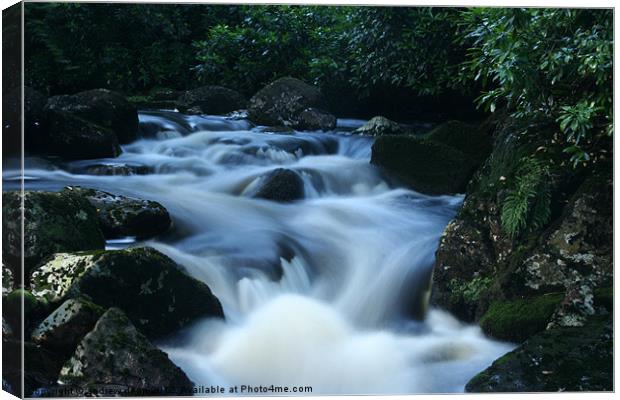 Avon Dam Devon Canvas Print by Andy dean