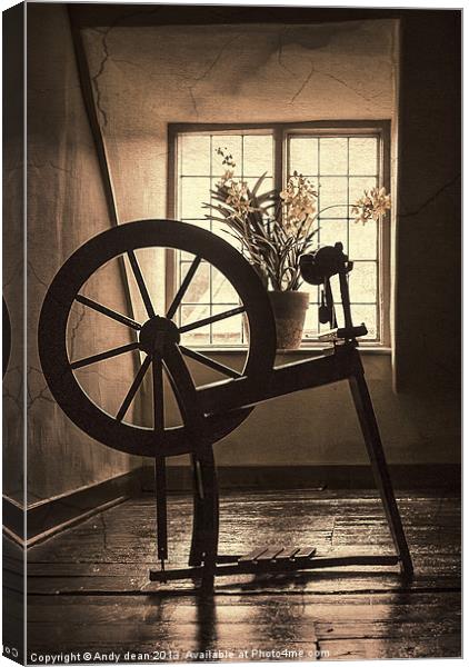 Spinning Jenny Canvas Print by Andy dean