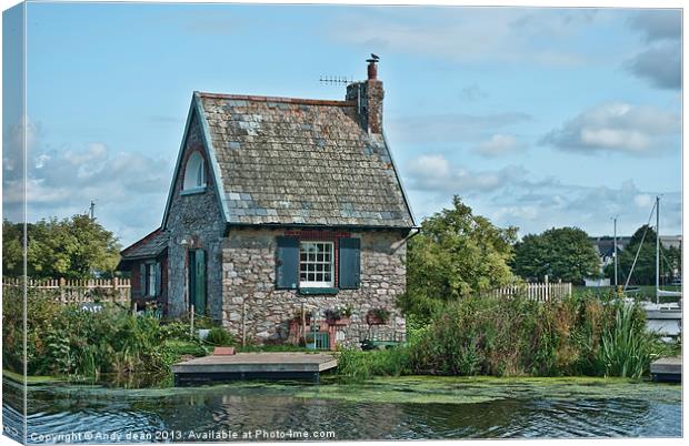 Lock keepers cottage Canvas Print by Andy dean