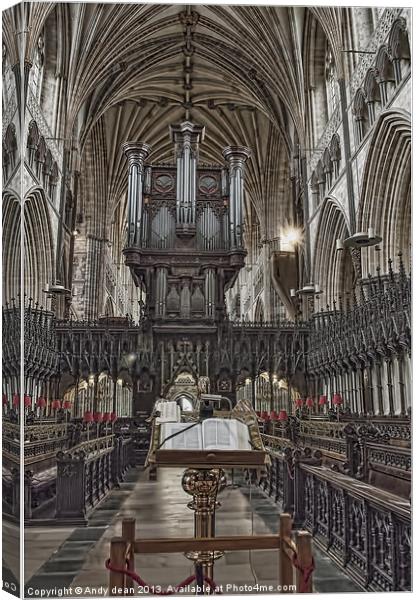 In the cathedral Canvas Print by Andy dean