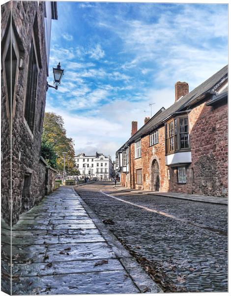 Path to the cathedral Canvas Print by Andy dean